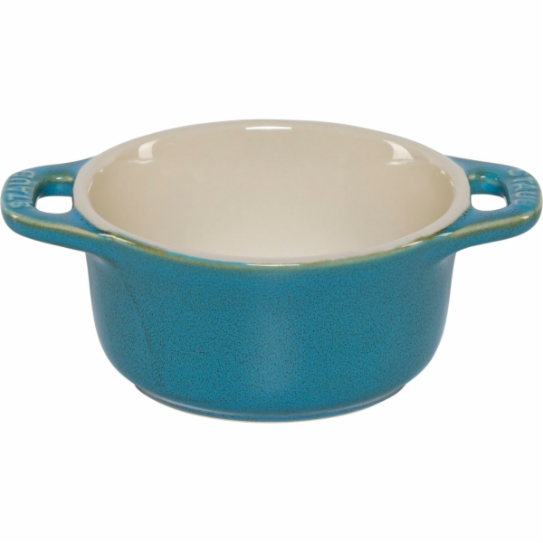 Staub Mini Cocotte Set 4-tlg. rund, Keramik, antik-türkis