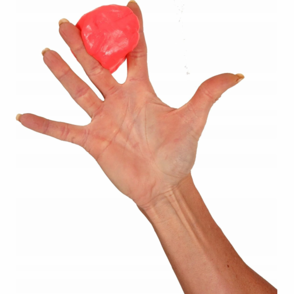 Plastová hmota pro rehabilitaci rukou Červená