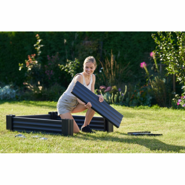 Vyvýšený záhon Zahradní centrum, 80 cm x 80 cm x 22 cm