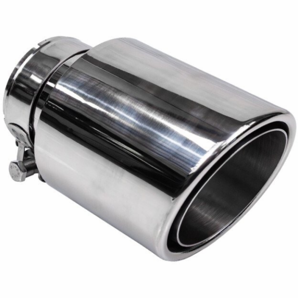 Poujoulat Koncovka tlumiče výfuku 89 mm, vstup 70 mm, leš...
