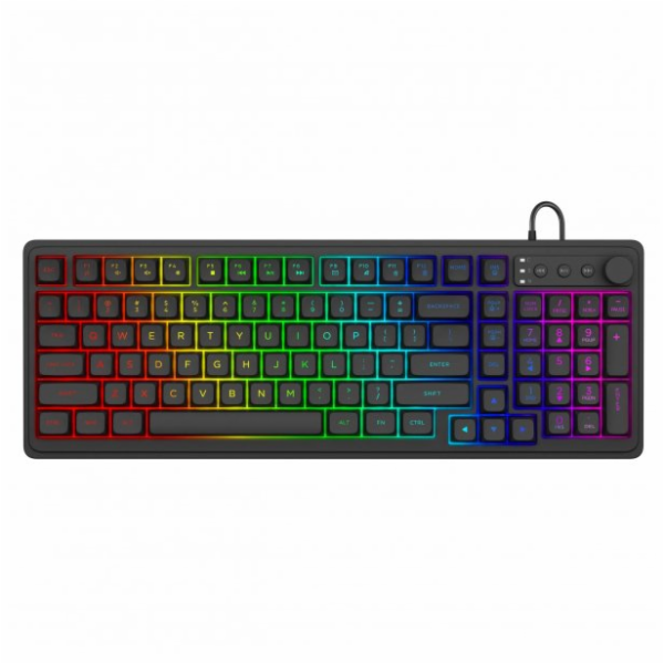 Savio Galaxis klávesnice Hraní USB QWERTY Americká anglič...