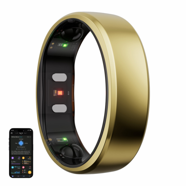 Smartring RingConn Gen 2 (velikost 8, zlatá)