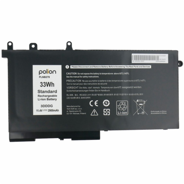 TRX Baterie Polion 3DDDG pro notebooky DELL 451-BBZT Lati...