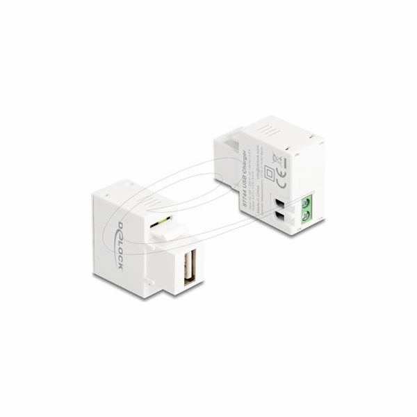 Delock Keystone module - USB adaptér - USB (F) do svorkov...