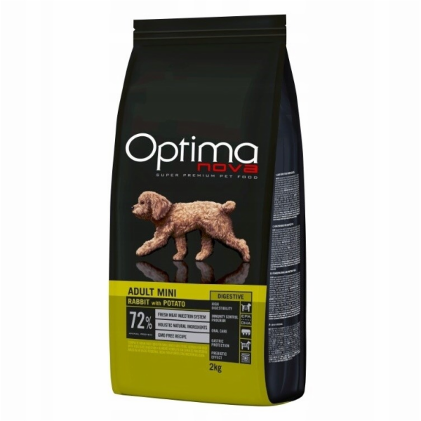 OPTIMANOVA Adult Mini Digestive Rabbit & Potato - suché k...