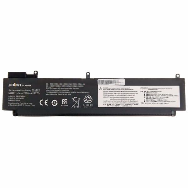 TRX Baterie Polion 00HW022 pro notebooky LENOVO 00HW023 T...