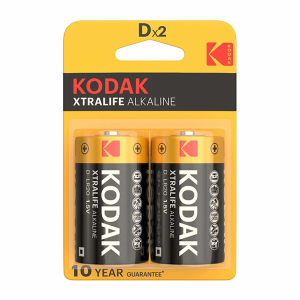 baterie Kodak 1,5  LR20  2-pack  blistr/
