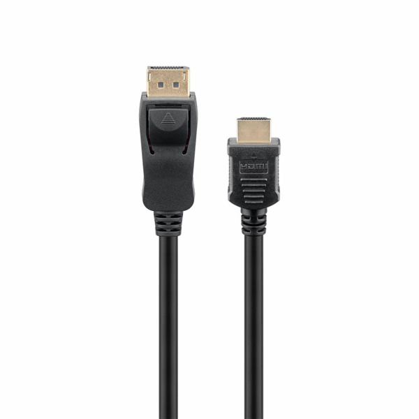 Video kabel DisplayPort samec - HDMI sam