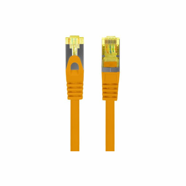 Lanberg Patchcord cat.6a s/ftp lszh cu 15m oranžový, schv...