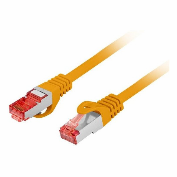 Lanberg Patchcord cat.6 s/ftp lszh cu 5m oranžový, schvál...