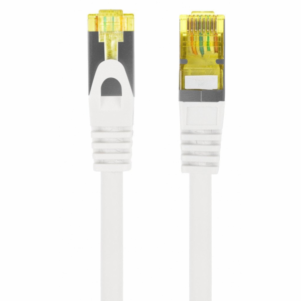 Lanberg Patchcord cat.6a s/ftp lszh cu 3m bílý, fluke sch...