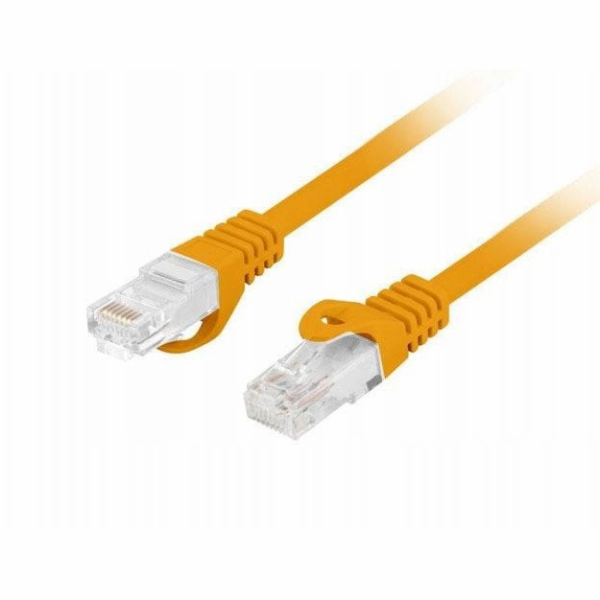 Lanberg Patchcord cat.6 UTP LSZH cu 15m oranžový, schvále...