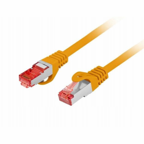 Lanberg Patchcord cat.6 s/ftp lszh cu 1,5m oranžový, schv...