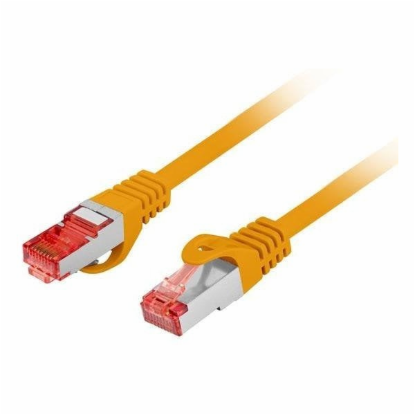 Lanberg Patchcord cat.6 s/ftp lszh cu 2m oranžový, schvál...