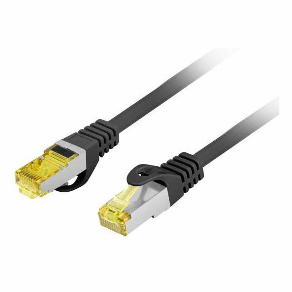 Lanberg Patchcord cat.6a s/ftp lszh cu 20m černý, schvále...