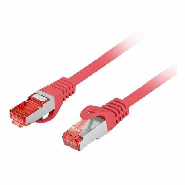 Lanberg Patchcord cat.6 s/ftp lszh cu 5m červený, schvále...