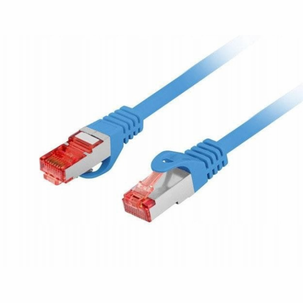 Lanberg Patchcord cat.6 s/ftp lszh cu 3m modrý, schválený...