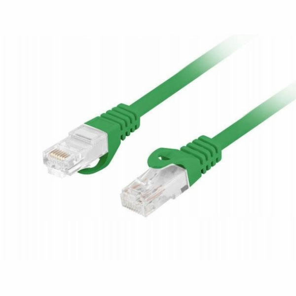 Lanberg Patchcord cat.6 UTP LSZH cu 0,5m zelený, schválen...