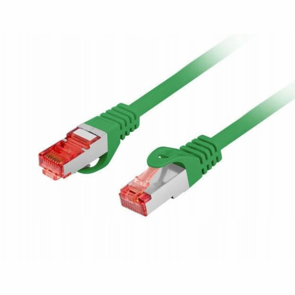 Lanberg Patchcord cat.6 s/ftp lszh cu 2m zelený, schválen...