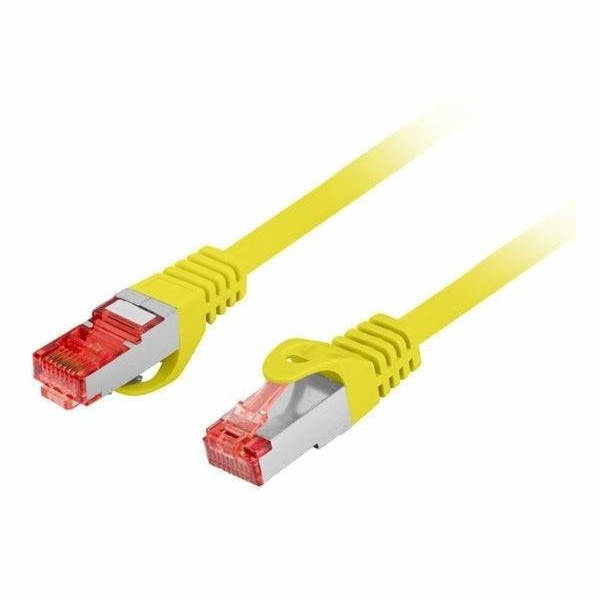 Lanberg Patchcord cat.6 s/ftp lszh cu 2m žlutý, schválený...