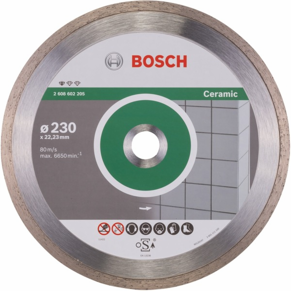 Diamantový řezný kotouč Bosch Standard pro keramiku, O 23...
