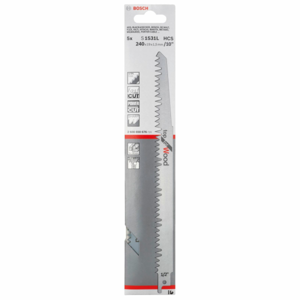 Bosch 2608650676 Pilový plátek do pily ocasky S 1531 L To...