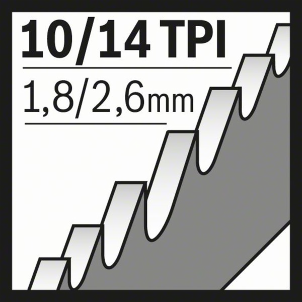 Přímočarý pilový kotouč Bosch S 1122 VF Flexibilní na dře...