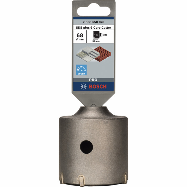 Dutý vrták Bosch SDS-plus-9 jádrová fréza, O 68mm, vrták