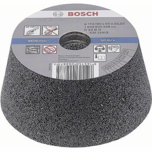 Hrnkový kotouč Bosch kuželový, na kámen / beton, O 110 mm...
