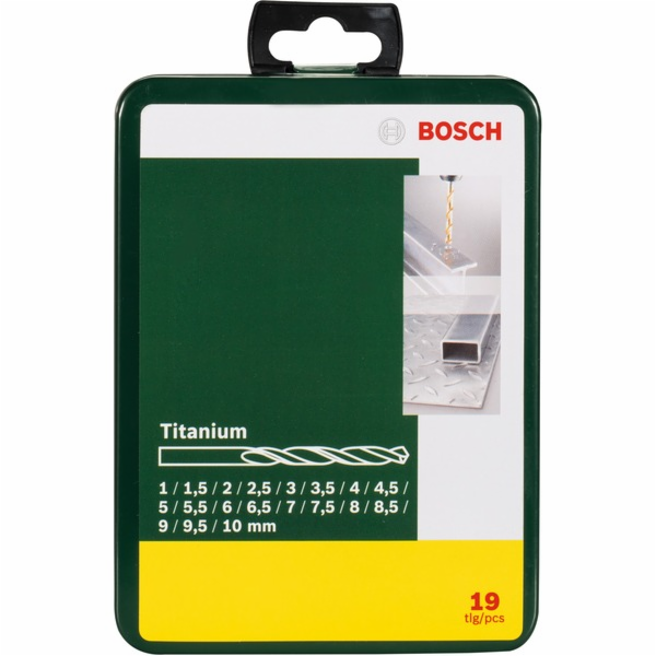 Bosch Powertools Sada vrtáků do kovu Titanium, 19dílná (z...