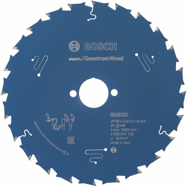 BOSCH Pilový kotouč Expert for Construct Wood; 190 x 30 x...