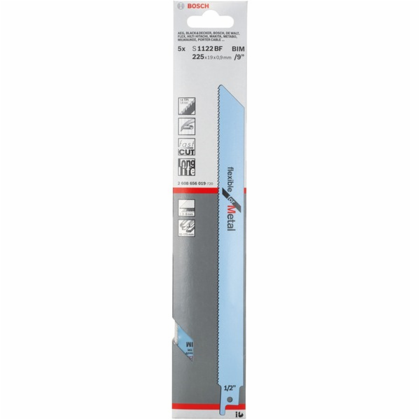 Bosch 5x pilový plátek pro pilu ocasku S 1122 BF