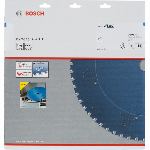 BOSCH Pilový kotouč do okružních pil Expert for Steel, 30...