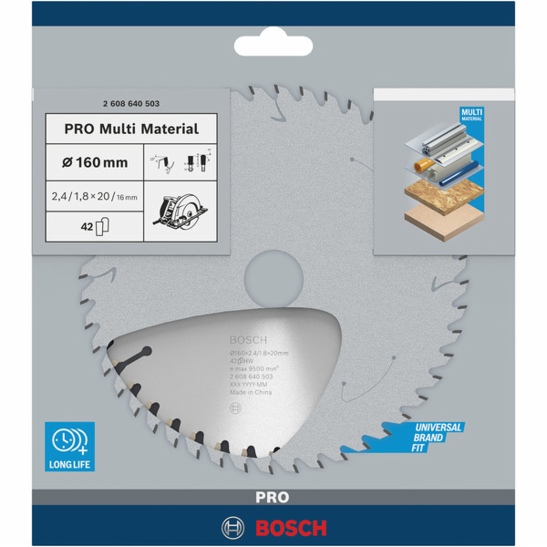 Bosch rezny kotouc MM MU H 160x20-42