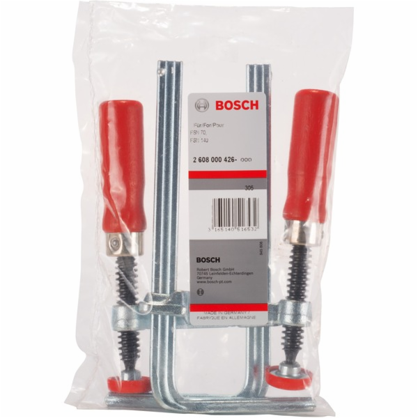 Svěrky šroubové pro lišty FSN 70 a 140 /2ks/