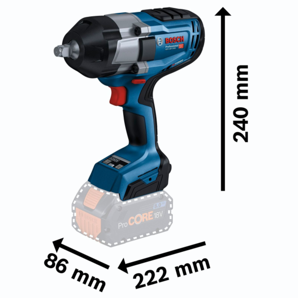 Bosch GDS 18V-1000 Professional aku razovy utahovak