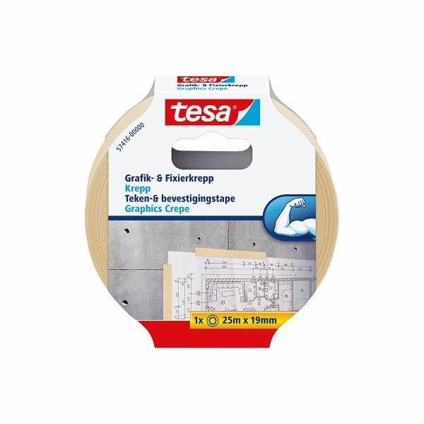 Tesa Lepicí a montážní páska 25 m 19 mm