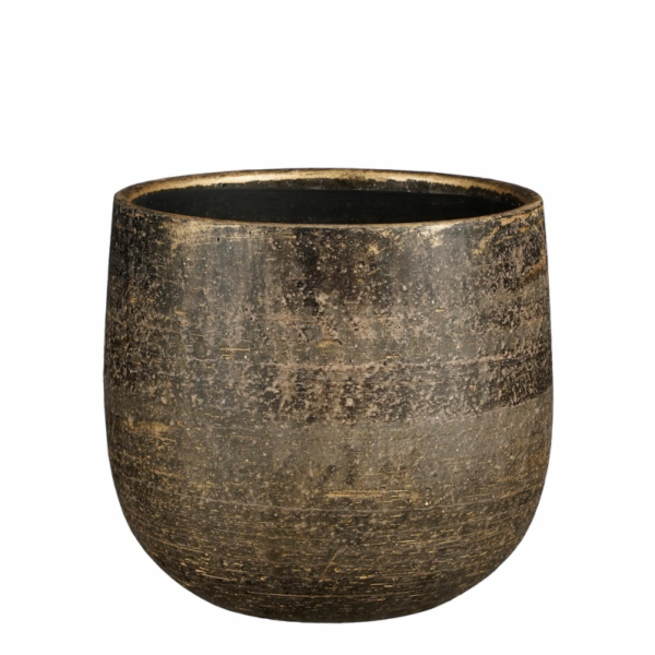 Hrnec Mica Marcus 1155656, keramika, V 21 cm, bronz