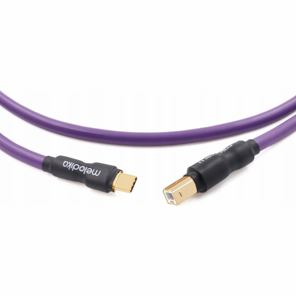 Melodika MDUCB70 Fialový USB kabel USB kabel typu CB vč. ...