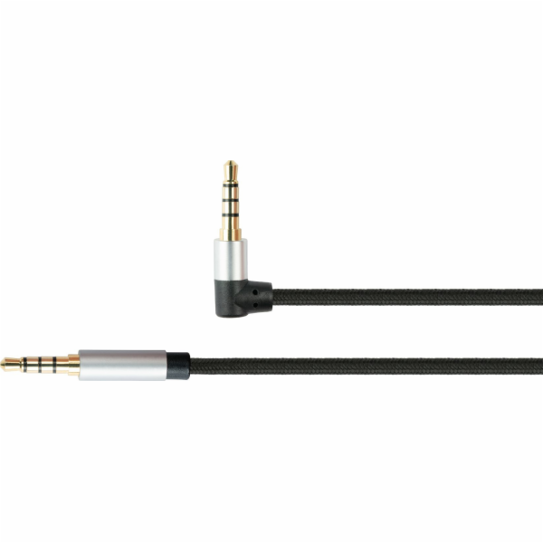 PYTHON Kabel Jack 3,5 mm - Jack 3,5 mm 0,5 m černý (GC-M0...