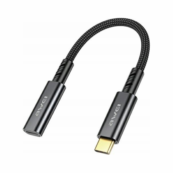 Awei CL-216T USB-C - USB-C černý adaptér (AWEI189)