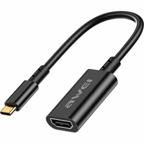 Awei Adaptér CL-217T USB-C na HDMI, černý (CL-217T)