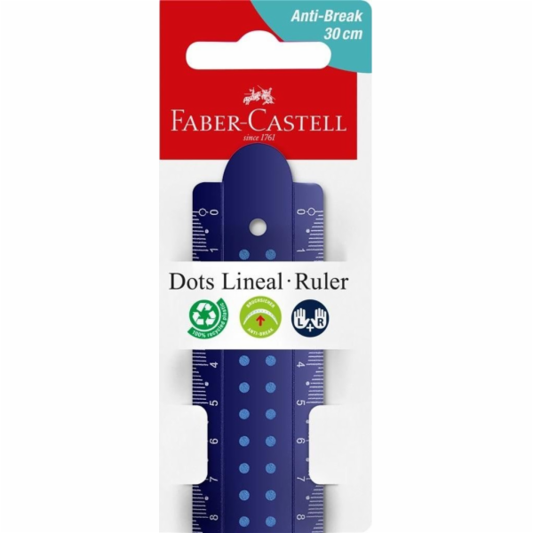 Faber-Castell Pravítko 30 cm s tečkami, nerozbitné