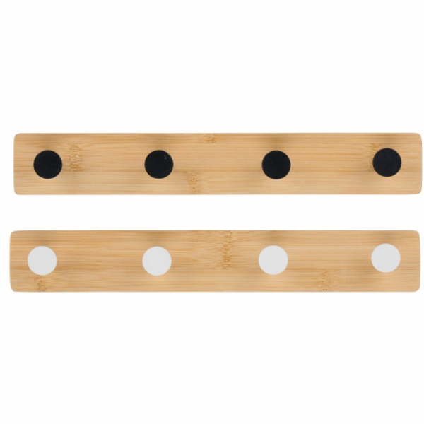 VĚŠÁK NA ODĚVY 4 HÁČKY BAMBUS