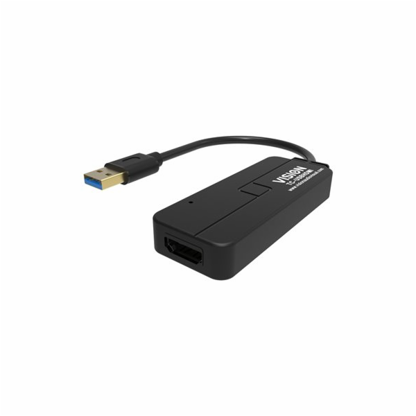 Vision - Externí video adaptér - USB 3.0 - HDMI - černá -...
