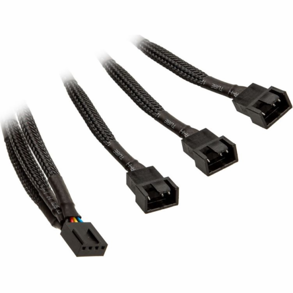 EKWB 3fach-Splitterkabel für 4 Pin PWM Lüfter, 10cm (schw...