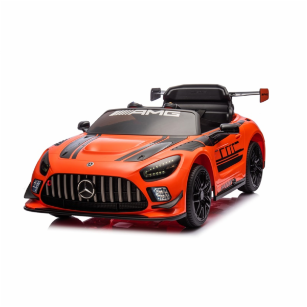 Dětské elektrické autíčko Mercedes AMG GT3, černo/oranžové