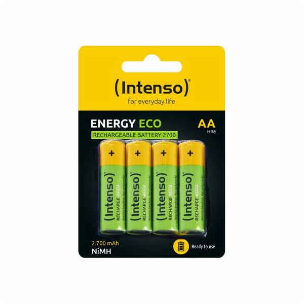 Intenso Baterie Energy Eco* AA / R6 2700mAh, 4 ks.