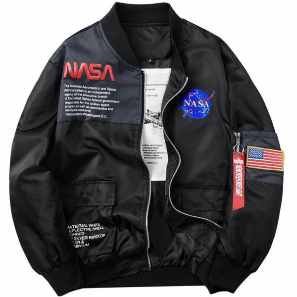 LAB Pánská bunda PHEŁKA - NASA JACKET ``M`` ČERNÁ