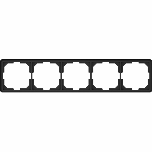 VILMA Pětimístný rám ST150, matně černá